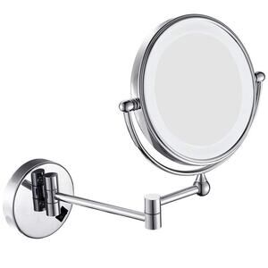 Cleaning and Bright Wall mounting Mirror Touch Screen 5X Amplifier arms Extended